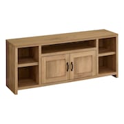 MONARCH SPECIALTIES Tv Stand, 60 Inch, Console, Storage Cabinet, Living Room, Bedroom, Laminate, Brown I 2744